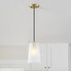 Liana 1 Light 6 inch Brushed Gold Pendant Ceiling Light